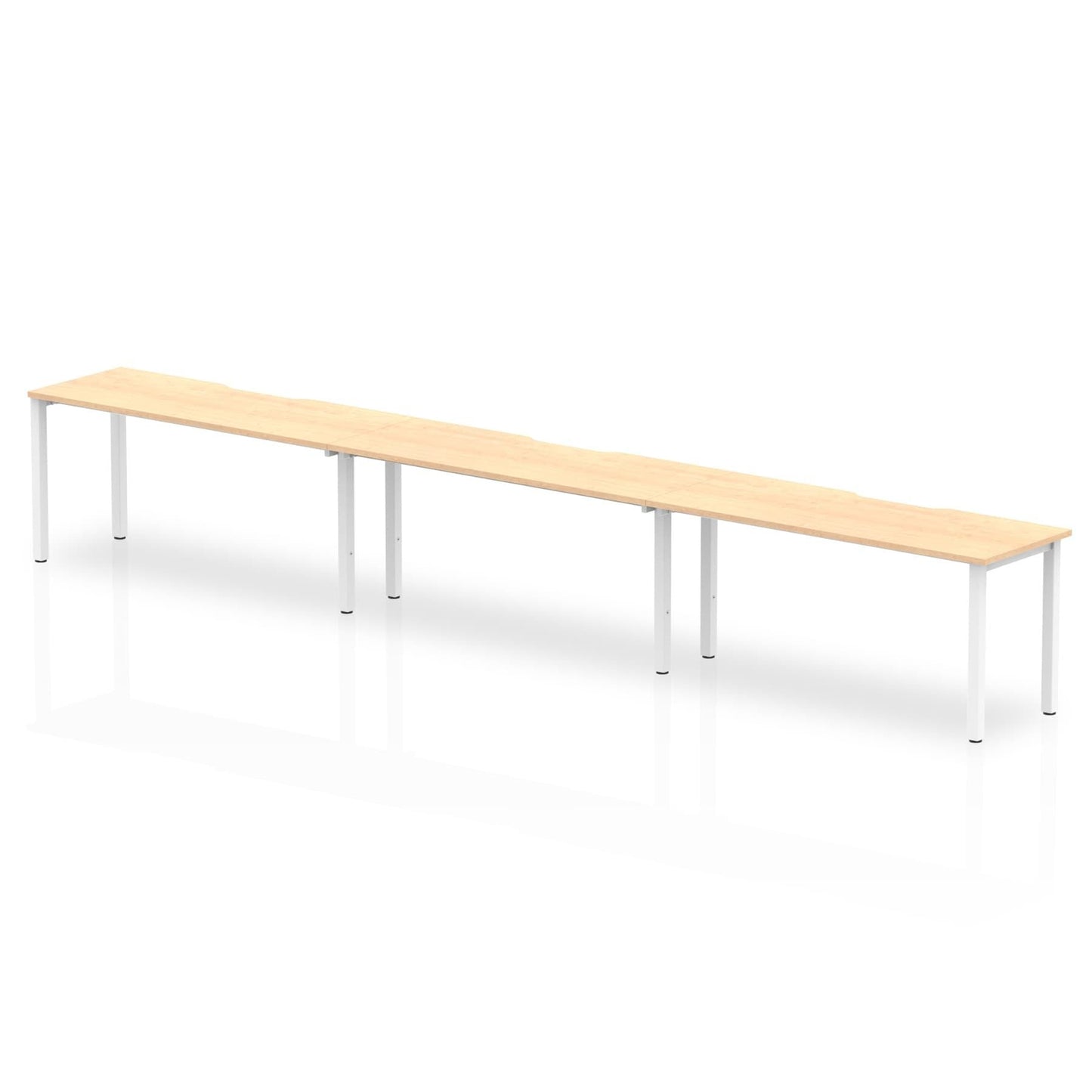 Evolve Plus Single Row Desk - 3 Person