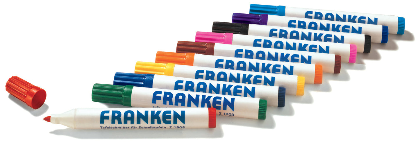 Refillable Board Markers - 10 Pack