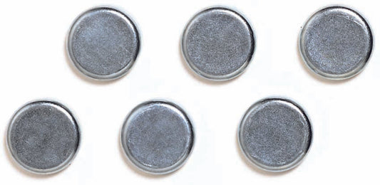 Chrome Magnets - 6 Pack